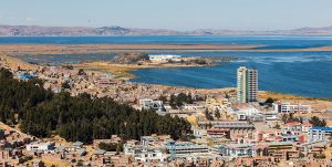 Vista de la ciudad de Puno