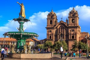 Plaza de Armas de Cusco Fiesta de la virgen del Carmen