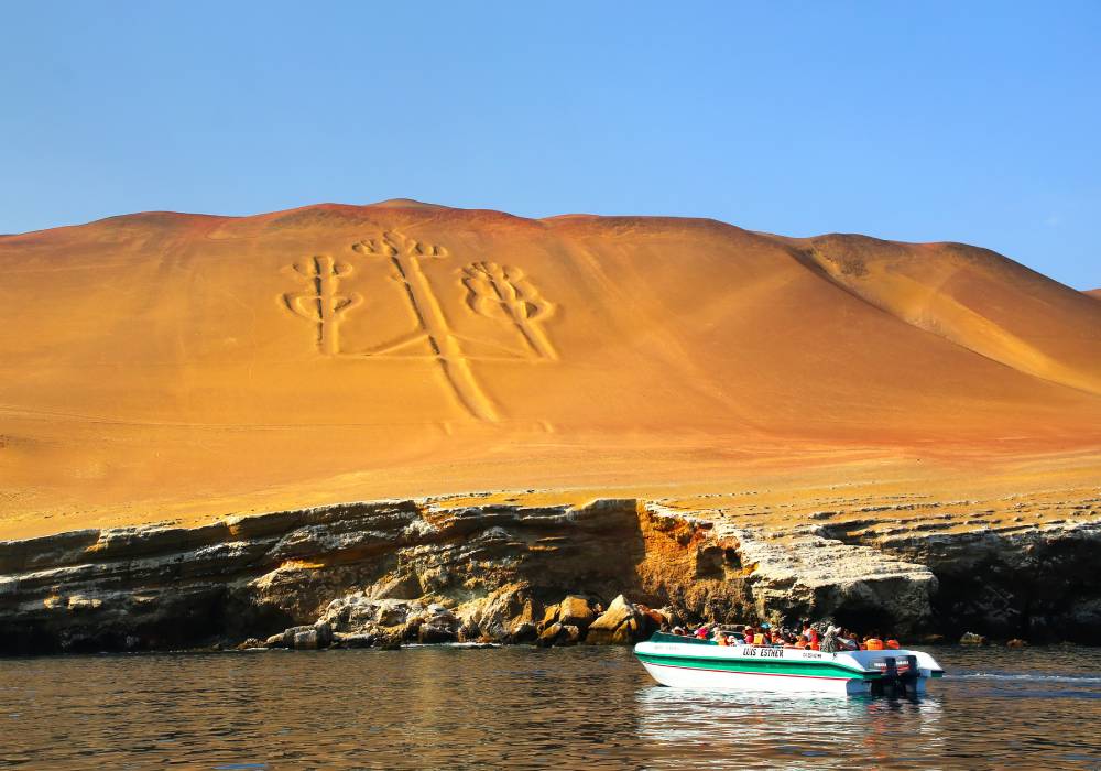 El Candelabro, Reserva Nacional de Paracas, Ica, Perú - Pasajes de bus