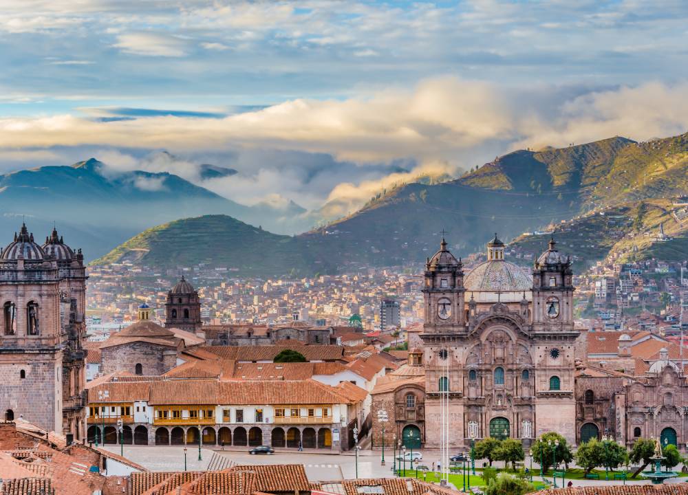 Vista panorámica de Cusco - Pasajes en bus