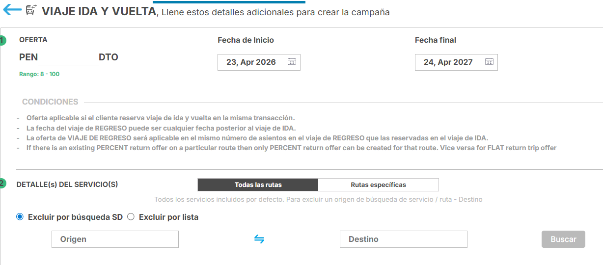 redDeal ida y vuelta