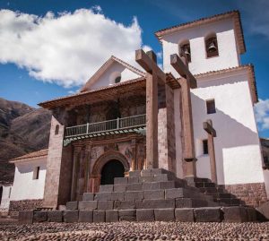 Mochilearn en Perú: Templo en Andahuaylillas