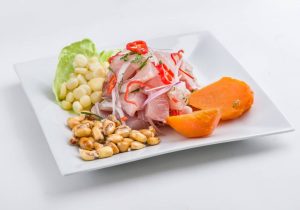 Ceviche de pescado - Lima Paracas bus